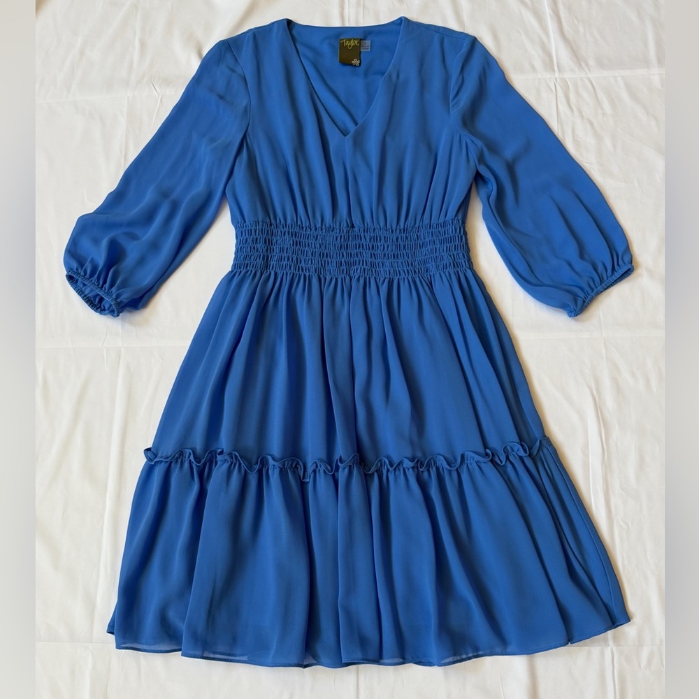 NWOT Taylor Blue Dress Size 2